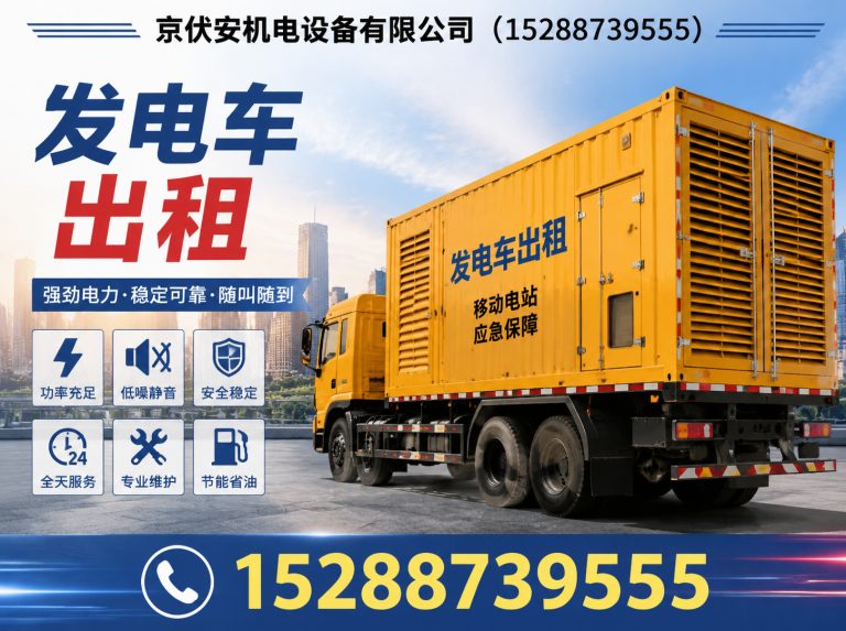 济南柴油发电机组出租展示图